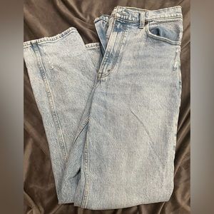 abercrombie 90's straight ultra high rise